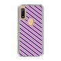 スリムプロテクションケース［ Small Stripe - Purple × Pink ］