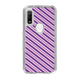 スリムプロテクションケース［ Small Stripe - Purple × Pink ］