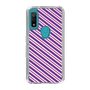 スリムプロテクションケース［ Small Stripe - Purple × Pink ］