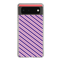 スリムプロテクションケース［ Small Stripe - Purple × Pink ］