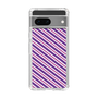 スリムプロテクションケース［ Small Stripe - Purple × Pink ］