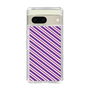 スリムプロテクションケース［ Small Stripe - Purple × Pink ］