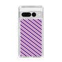 スリムプロテクションケース［ Small Stripe - Purple × Pink ］