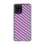 スリムプロテクションケース［ Small Stripe - Purple × Pink ］