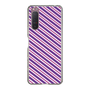 スリムプロテクションケース［ Small Stripe - Purple × Pink ］