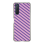 スリムプロテクションケース［ Small Stripe - Purple × Pink ］