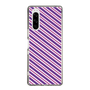 スリムプロテクションケース［ Small Stripe - Purple × Pink ］