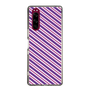 スリムプロテクションケース［ Small Stripe - Purple × Pink ］