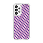 スリムプロテクションケース［ Small Stripe - Purple × Pink ］