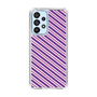 スリムプロテクションケース［ Small Stripe - Purple × Pink ］