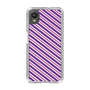 スリムプロテクションケース［ Small Stripe - Purple × Pink ］