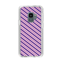 スリムプロテクションケース［ Small Stripe - Purple × Pink ］