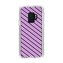 スリムプロテクションケース［ Small Stripe - Purple × Pink ］