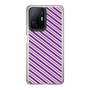 スリムプロテクションケース［ Small Stripe - Purple × Pink ］