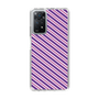 スリムプロテクションケース［ Small Stripe - Purple × Pink ］