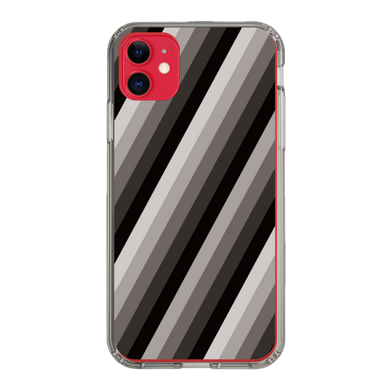 スリムプロテクションケース［ Middle Stripe - Black ］