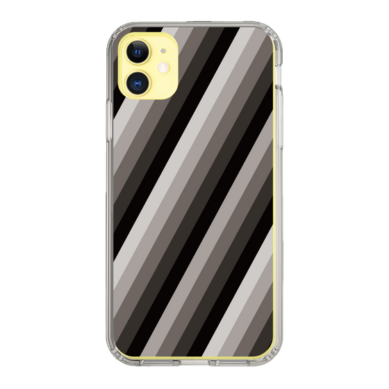 スリムプロテクションケース［ Middle Stripe - Black ］