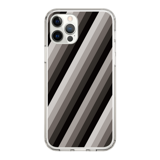 スリムプロテクションケース［ Middle Stripe - Black ］