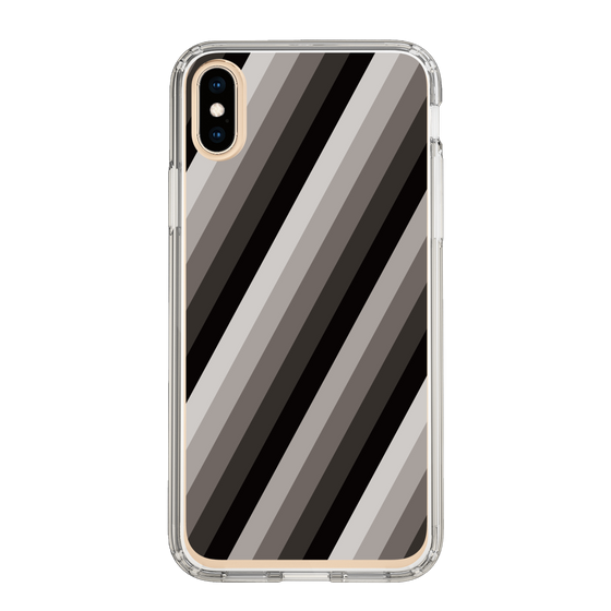 スリムプロテクションケース［ Middle Stripe - Black ］