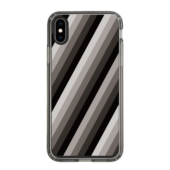 スリムプロテクションケース［ Middle Stripe - Black ］
