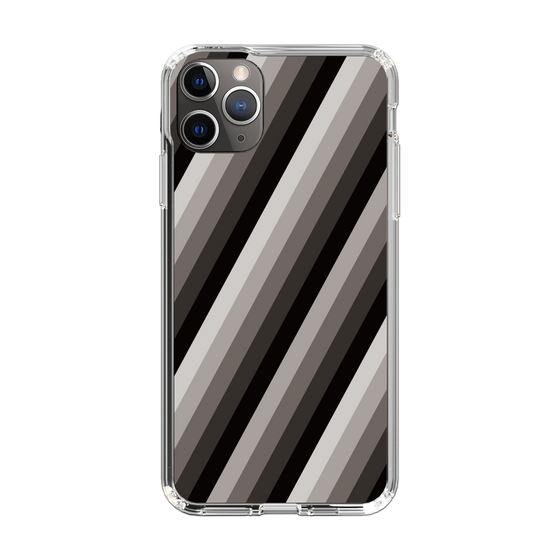 スリムプロテクションケース［ Middle Stripe - Black ］
