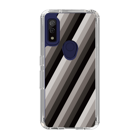 スリムプロテクションケース［ Middle Stripe - Black ］