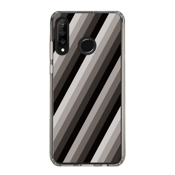 スリムプロテクションケース［ Middle Stripe - Black ］