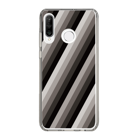 スリムプロテクションケース［ Middle Stripe - Black ］