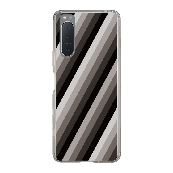 スリムプロテクションケース［ Middle Stripe - Black ］