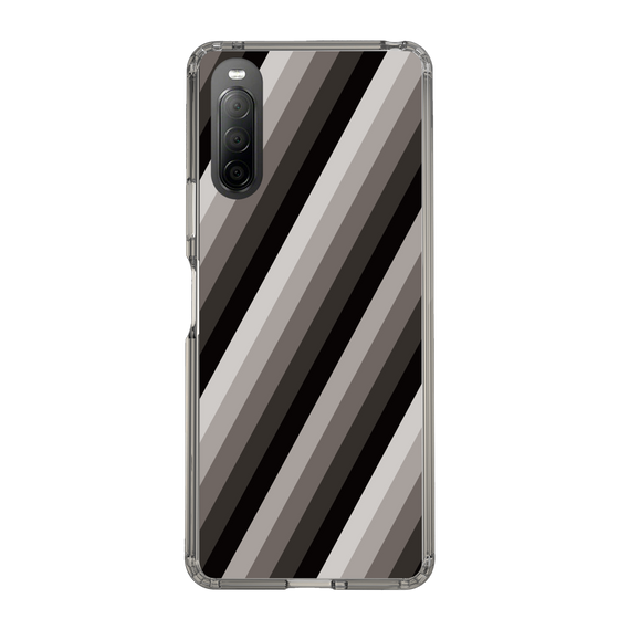 スリムプロテクションケース［ Middle Stripe - Black ］