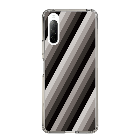 スリムプロテクションケース［ Middle Stripe - Black ］