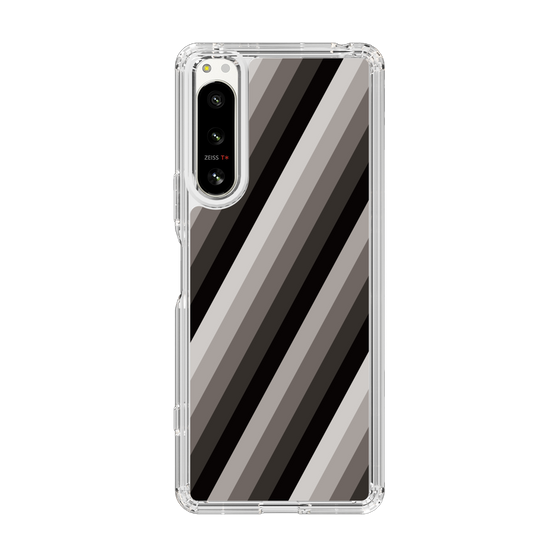 スリムプロテクションケース［ Middle Stripe - Black ］