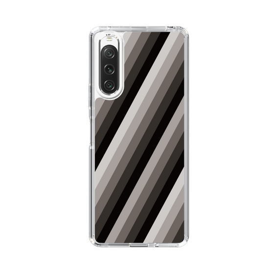 スリムプロテクションケース［ Middle Stripe - Black ］