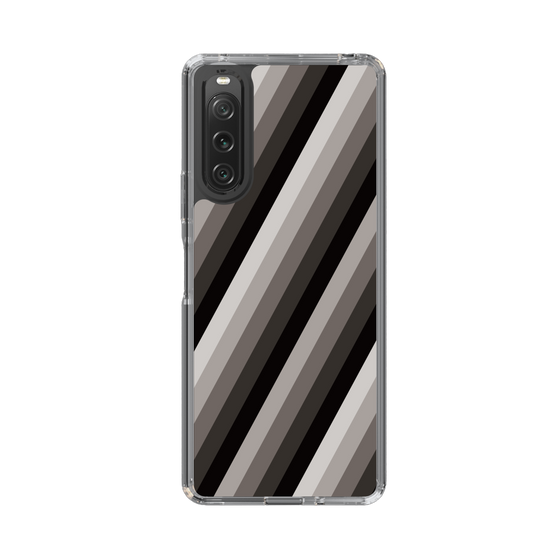 スリムプロテクションケース［ Middle Stripe - Black ］