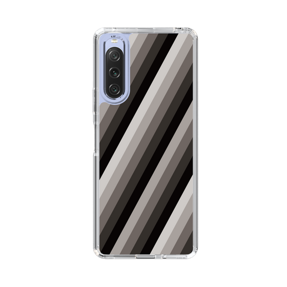 スリムプロテクションケース［ Middle Stripe - Black ］