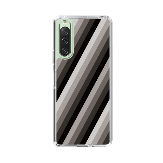 スリムプロテクションケース［ Middle Stripe - Black ］