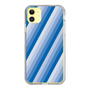 スリムプロテクションケース［ Middle Stripe - Blue ］