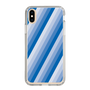 スリムプロテクションケース［ Middle Stripe - Blue ］