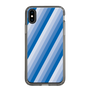 スリムプロテクションケース［ Middle Stripe - Blue ］