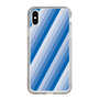 スリムプロテクションケース［ Middle Stripe - Blue ］