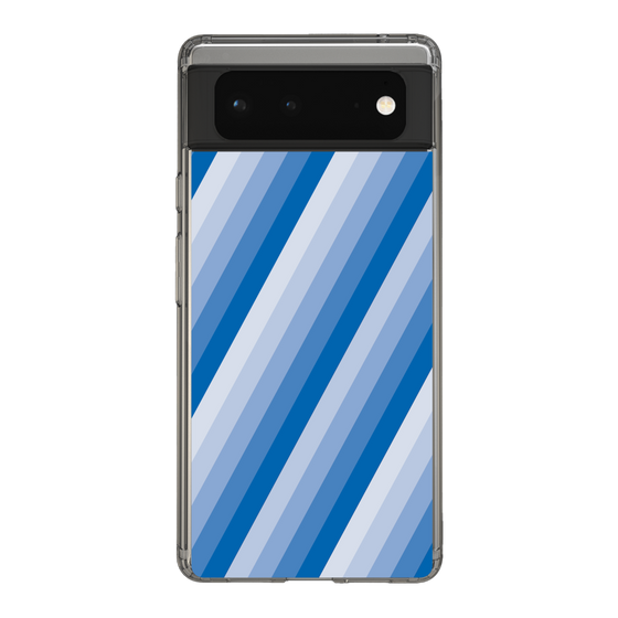 スリムプロテクションケース［ Middle Stripe - Blue ］