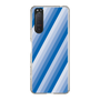 スリムプロテクションケース［ Middle Stripe - Blue ］