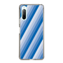 スリムプロテクションケース［ Middle Stripe - Blue ］