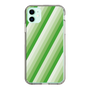 スリムプロテクションケース［ Middle Stripe - Green ］