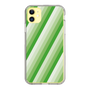 スリムプロテクションケース［ Middle Stripe - Green ］