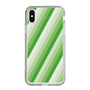 スリムプロテクションケース［ Middle Stripe - Green ］