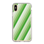 スリムプロテクションケース［ Middle Stripe - Green ］