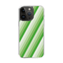 スリムプロテクションケース［ Middle Stripe - Green ］