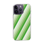 スリムプロテクションケース［ Middle Stripe - Green ］