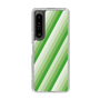 スリムプロテクションケース［ Middle Stripe - Green ］